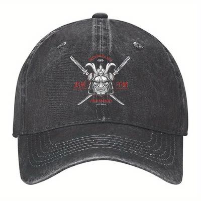 Czapki Sztuki Walki Mieszane Akademia Walki Wojownik Samuraj Vintage Spłowiała Czapka Baseballowa TT4100% Bawełna