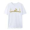 Female Surfer Heartbeat Retro Surfing Heartbeat February Limited Edition cotton Tshirt Oversized Unisex T shirt Fitness Tees