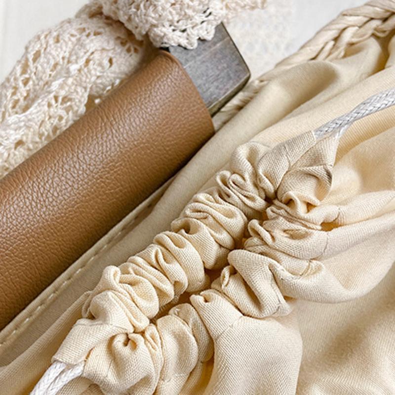 Yogodlns Summer Straw Bag Women Bohemian Straw Beach Bag Casual Handle Bag Large Capacity C rossbody Bag Handmade Lady Purse