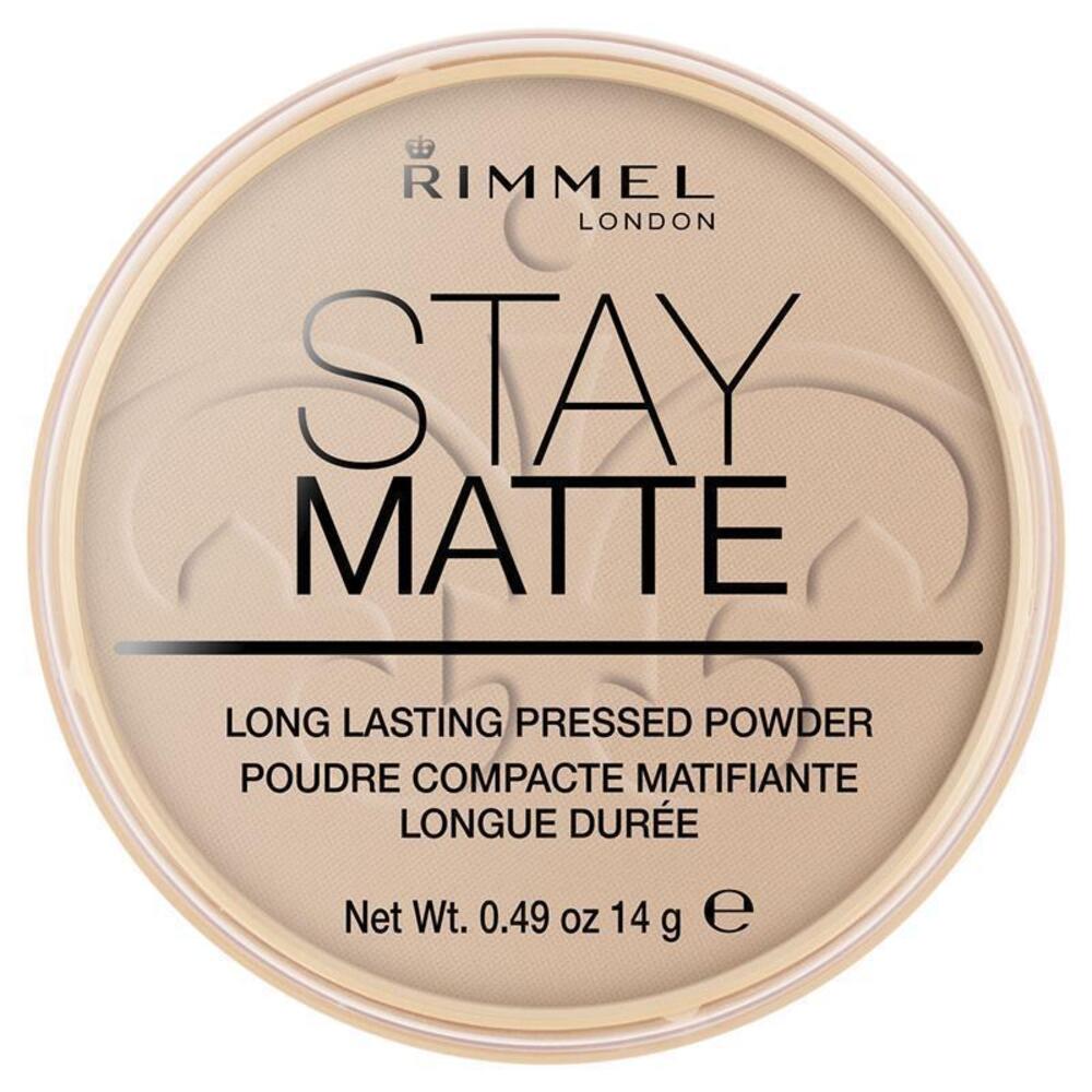 

Rimmel Stay Matte Прессованная пудра Шелковисто-бежевый