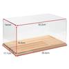 1:18 Car Model Base PVC Dust Cover Lighted Transparent Display Box Bookshelf Decoration Present For Boys Home Decor Kids Toys