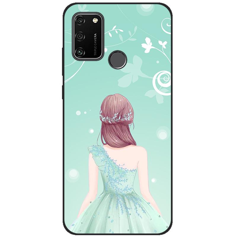For HONOR 9A Case 6.3" Soft Silicon Tpu Phone covers On Huawei Honor 9A 9 A MOA-LX9N Back Bag Funda Shell black tpu case
