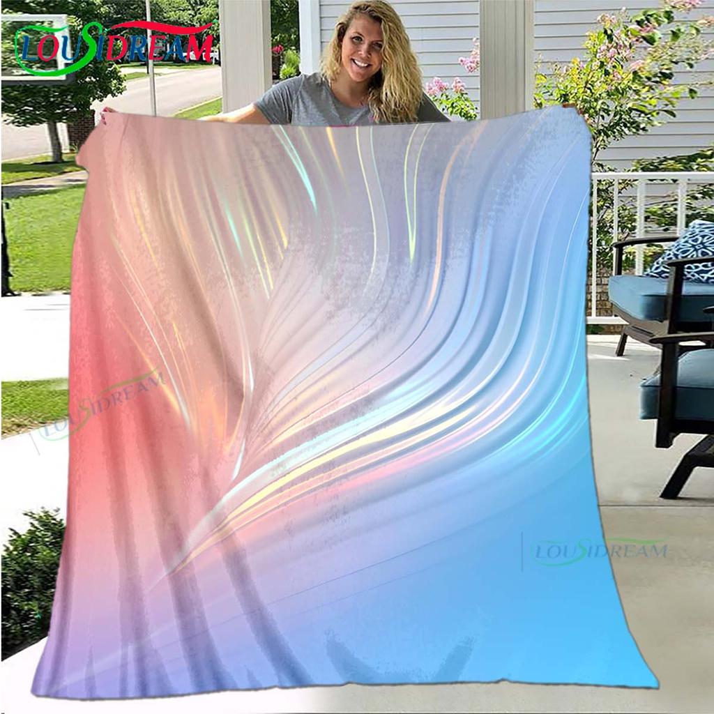 Fashion 3D Popular Mobile Wallpaper Four Seasons Blanket Sofa Cover Travel Bed Plush Blanket Travel Office Break Blanket Gift