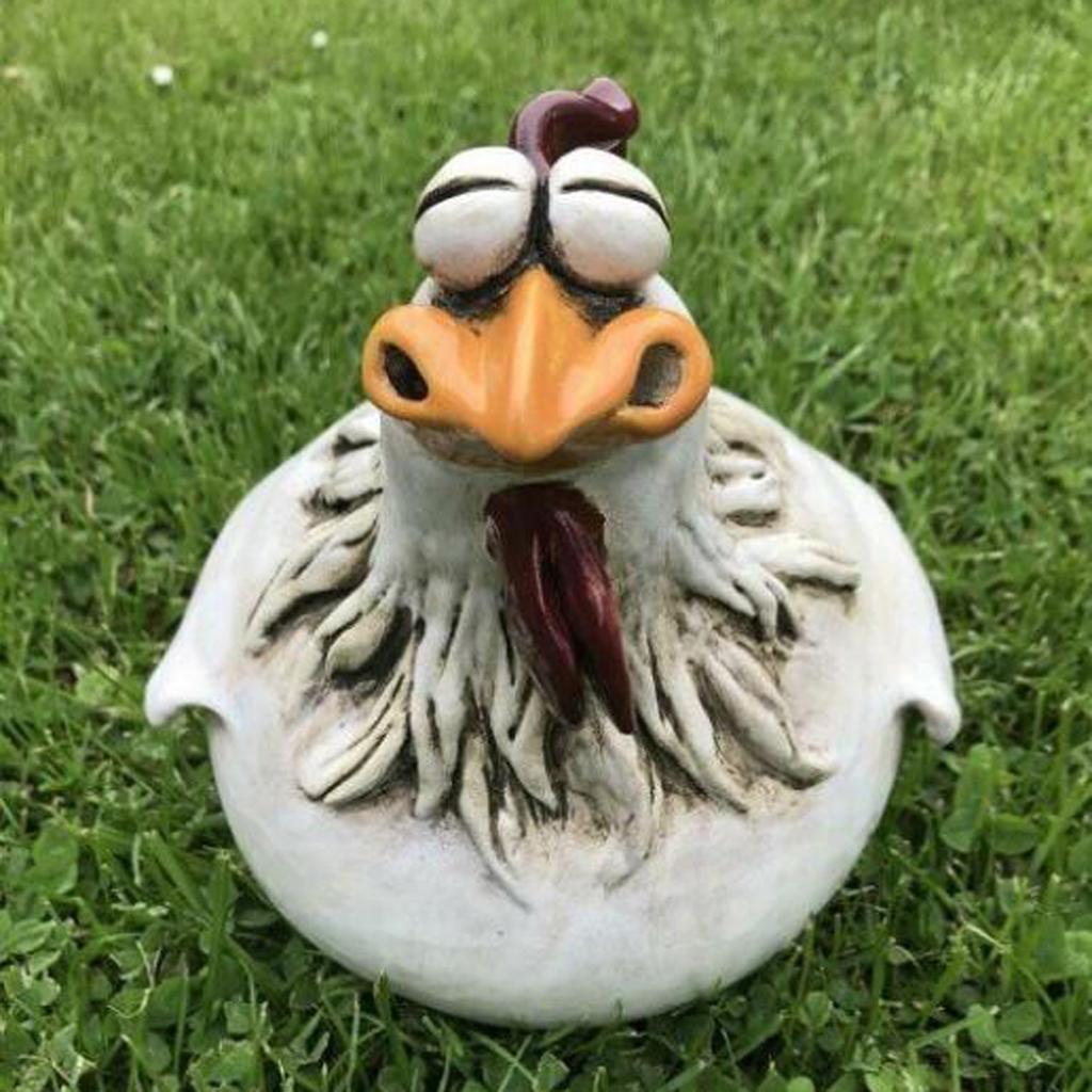 Garden Outdoor Decoration,Chicken Farm Farm Art-Backyard Garden Decoration
