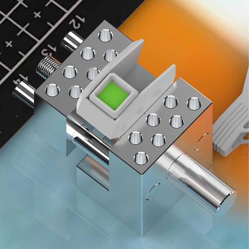 Hobbyist Workholding Clamp Tool with 360 Degree Positioning Flexibility and Antiscratch Jaw for Intricate Metalworking