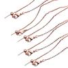 5pcs Fashion Statement Adjustable Gold O Chain Necklace for Women Comfortable Beading Accessory Jewelry Making Chain