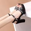 Ladies', Summer, High-heeled Sandals, Thick Heels, Thick Soles, Formal Shoes, Practical and Comfortable.