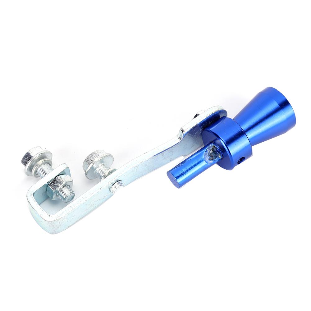Car Sound Whistle Tail Throat Muffler Exhaust Pipe Whistle Blue