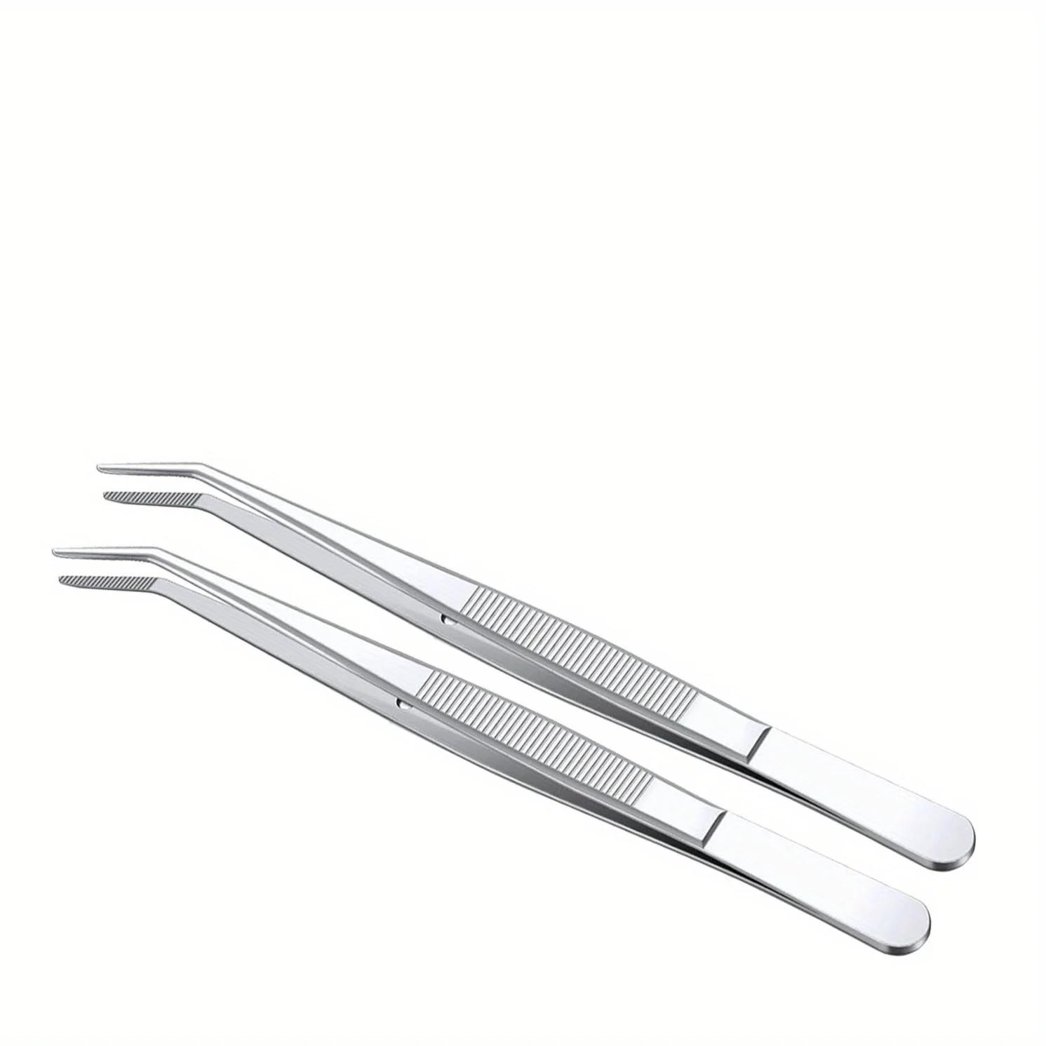 

2/5pcs Multi-Purpose Stainless Steel Tweezers,Sewing,Nail Art,Eyebrow Threading,Jewelry Clamping,Sewing Machine and DIY Projects