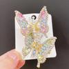 New Korean Rhinestone Butterfly Hair Clip Women Three-dimensional Exquisite Side Bangs Clip Hairpin Children Hair Accessories