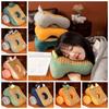 Hollow Breathable Office Plush Pillow Double-sided Cute Animal Neck Pillow  Dormitory