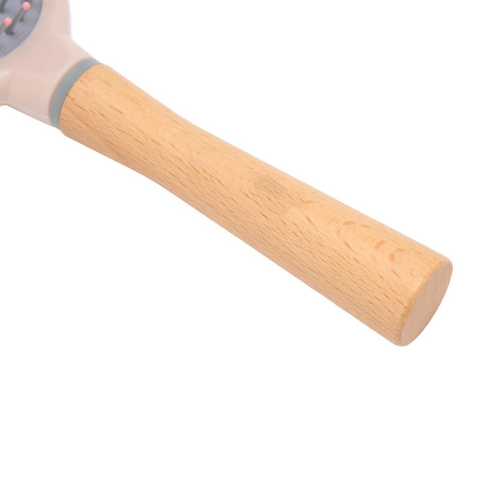 Wooden Paddle Brush Detangling Massage Scalp Brush for Thick Curly Thin Long Short Wet Dry Hair