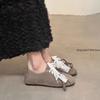 Fashion Bead Flats Casual Sneakers Woman Shoes Sport Loafers Summer 2025 New Trend Lace-Up Running Shoes Designer Comfort Zapatos Mujer