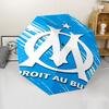 Olympique De Marseille Theme Automatic Umbrella, Lightweight & Portable, 8 Rib, Perfect for Outdoor Travel, Birthdays, Christmas, Gifts.