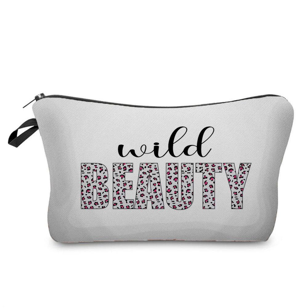 Women Lips Print Cosmetic Bag Toiletries Organize Travel Storage Case 6382