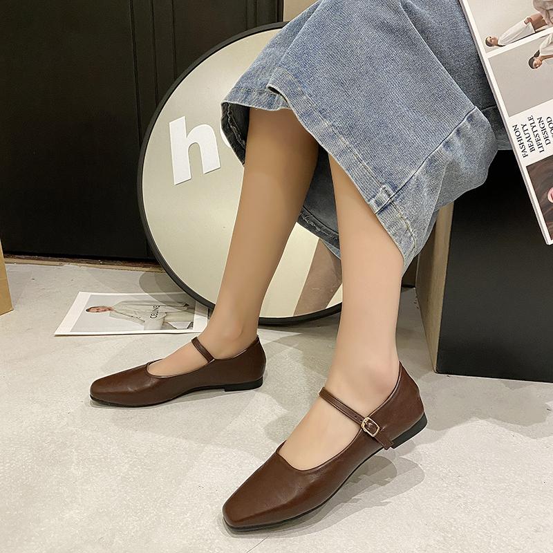 2024 Лето Новые Женские Босоножки На Низком Каблуке Модные Элегантные Туфли Мэри Джейн — фото 5