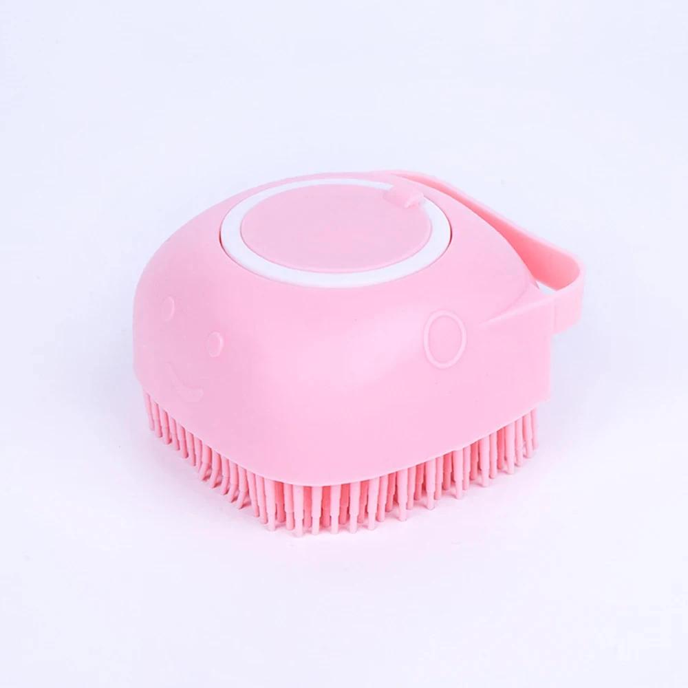Bathroom Puppy Dog Cat Bath Massage Gloves Brush Soft Safety Silicone Pet Accessories for Dogs Cats Dog Comb Tools