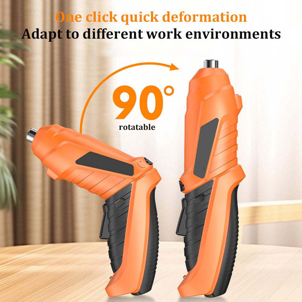 7.8V Electric Screwdriver usb Rechargeable Cordless Screwdriver Powerful Impact Wireless Screwdriver Drill Electric Screw Driver