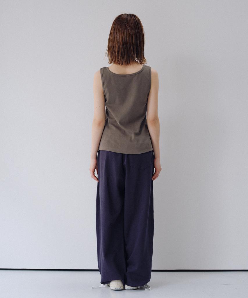 Ohesio Basic U-Neck Sleeveless, Khaki