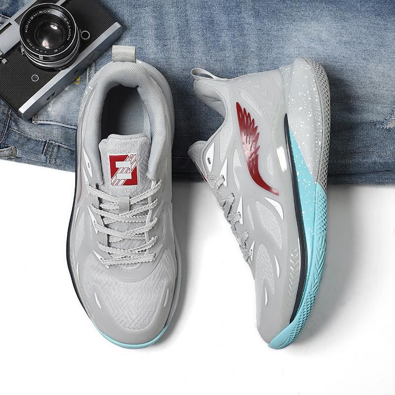 Sonic 12 Luminous Basketball Shoes Men's Trend Sports Shoes Versatile Couple Mesh Breathable Actual Combat Training Shoes