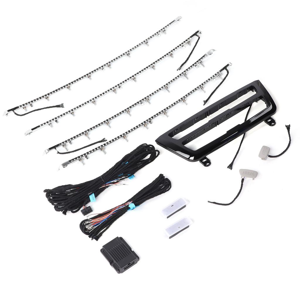 8 Colors Ambient Light LED High Temperature Resistant Fit for 3 Series F30 F31 2013‑2019Silver