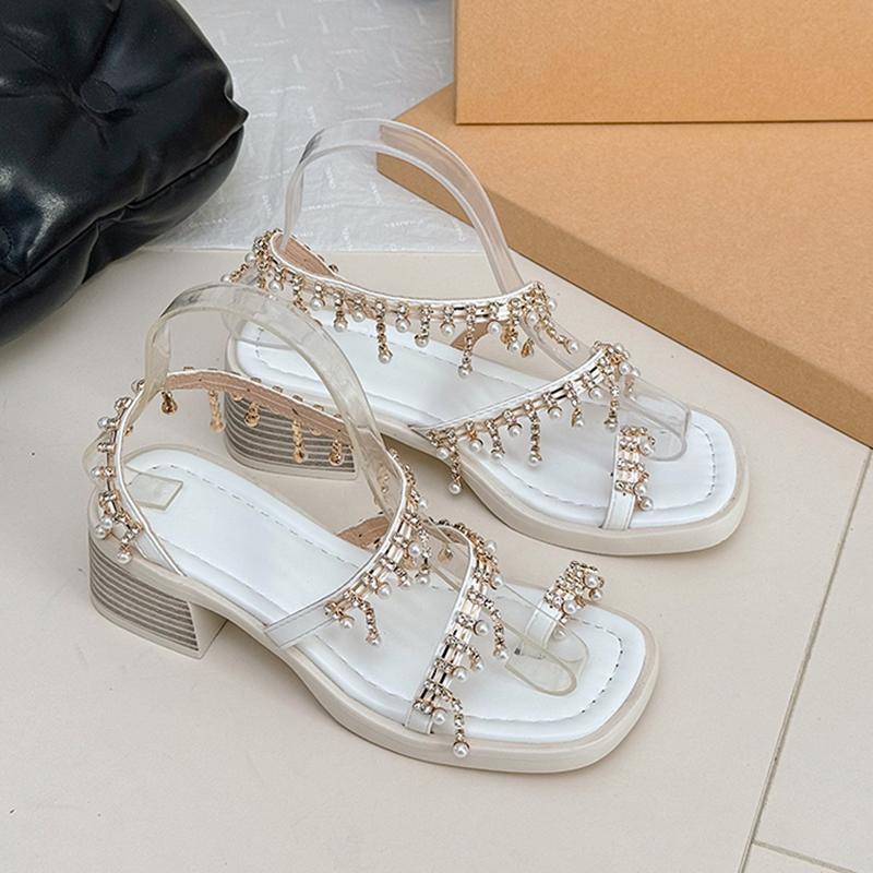 

Fashion High Heels Women Sandals Summer Elegant Fashion Shoes Dress Designer Pumps Woman 2025 Trend Brand Cozy Walking Zapatillas Mujer 40
