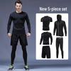 WEZHO Men's 5-Piece Quick-Dry Running & Gym Set