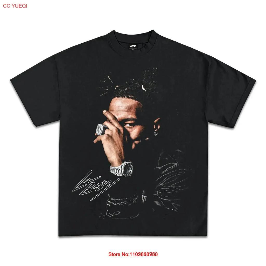 Lil Baby Icy T-shirt Esclusiva Vintage Uomo Leggermente Versatile Abbigliamento Designer Elasticizzato Morbido Elegante Traspirante