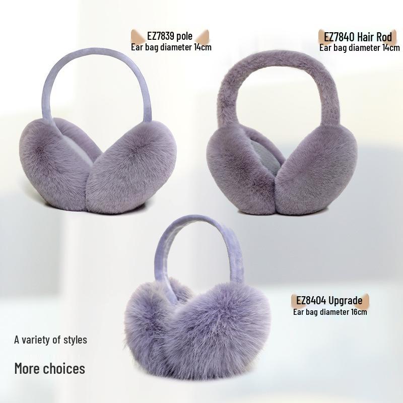 Riya Yanxuan Foldable Windproof Winter Earmuffs with Detachable Headband for Men and Women