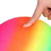 Inflatable Soccer Ball Rainbow Football PVC Playthings Inflatable Football Toy Beach Rainbow Balls