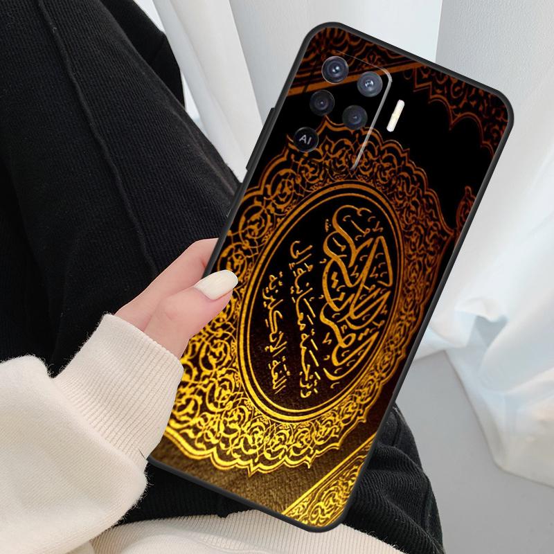 Muslim Ikhlas Islamic Holy Quran Case For Oppo A96 A76 A16 A60 A98 A58 A78 A18 A38 A80 A40 A77 A57 A17 A74 A54 A94 A15 A5 Pro