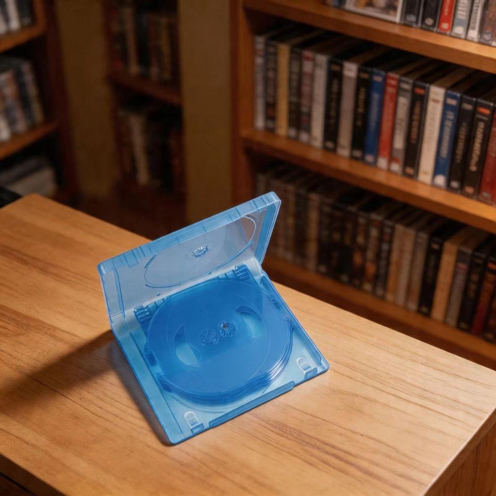 10 Discs Capacity CD Storage Box Plastic Game Discs Case Practical CD Case  Home Organization