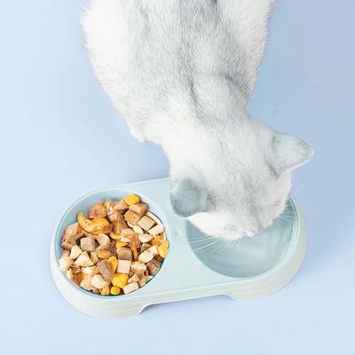 Gamelles doubles pour animaux de compagnie 2 en 1 Couleur bonbon Distributeur d'eau et de nourriture pour chien Plat à boire pour animal de compagnie Distributeur Chat Chiot Fournitures d'alimentation Accessoires pour animaux de compagnie