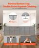 Retractable Baby Gate, 870 Mm Tall, Extends Up To 2800 Mm Wide, Retractable Gate for Kids or Pets, Mesh Material, Easy To Install for Indoor Stairs,