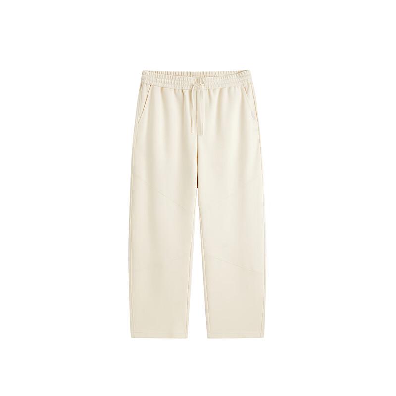 Peacebird Men's Autumn Textured Jacquard Arc-Cut Casual Pants