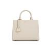Charles & Keith Fashion Classic Commuter Kelly Bag PU Tote Medium Women Bags Ivory Black Dark-Brown CK2-50160152