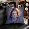 India Art Lord Shivasjpg pillowcase casual style decoration suitable for home decoration (excluding pillow core)
