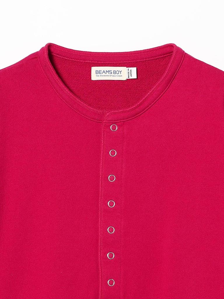Beams Boy Women's Ring Dot Sweat Cardigan, Pink 1