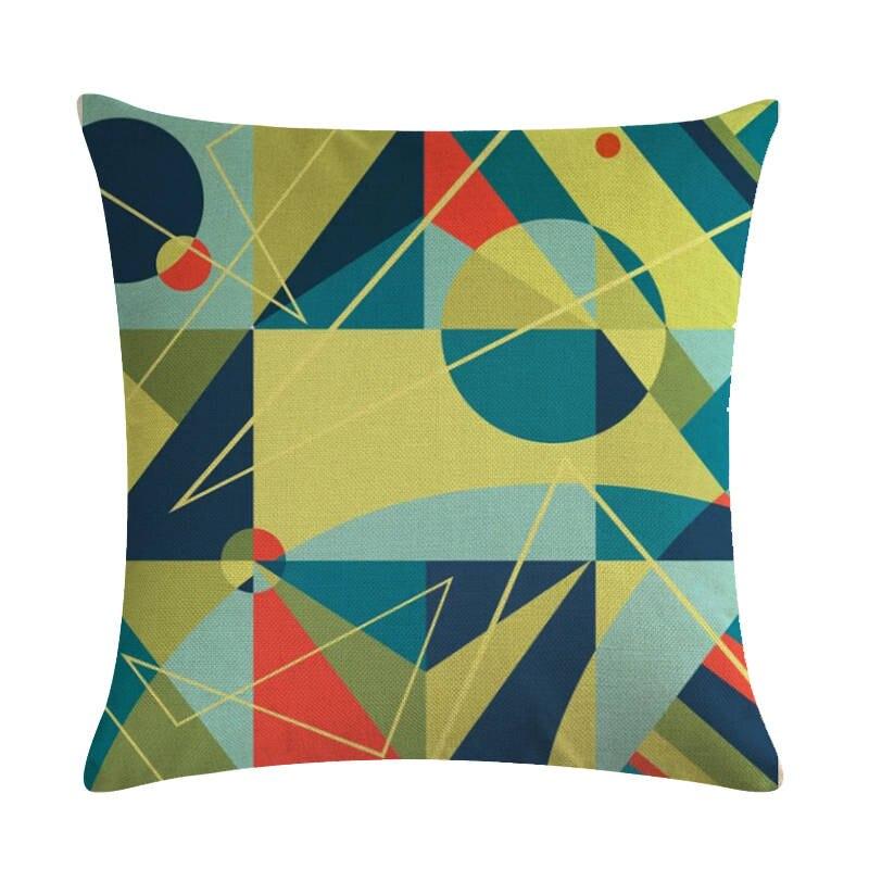 bright yellow pillows