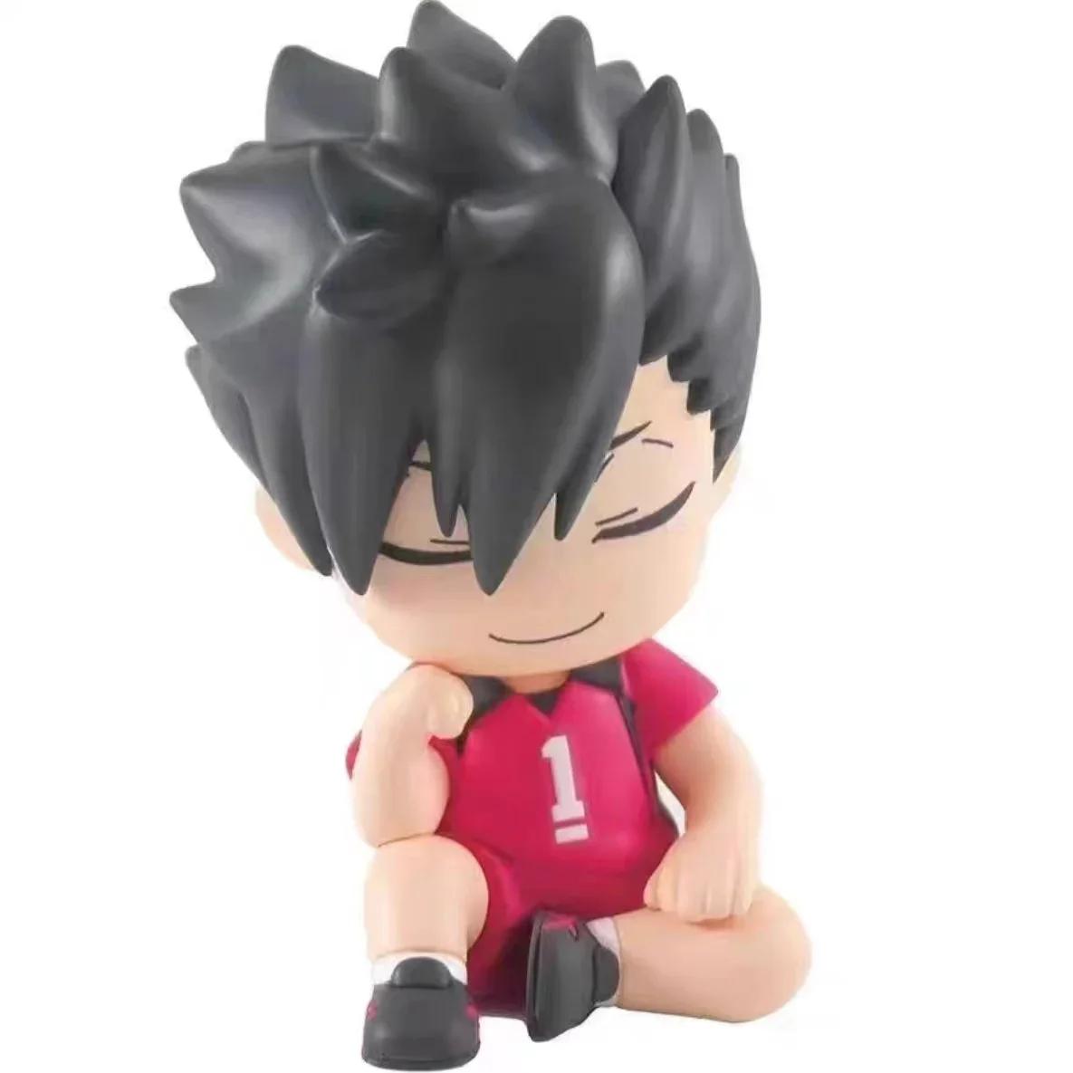 

Оригинальная фигурка Gacha Haikyuu Плечом к плечу, сидячая Шоё Хинаты Тобио Кагеямы Фигурка-персонаж Игрушки