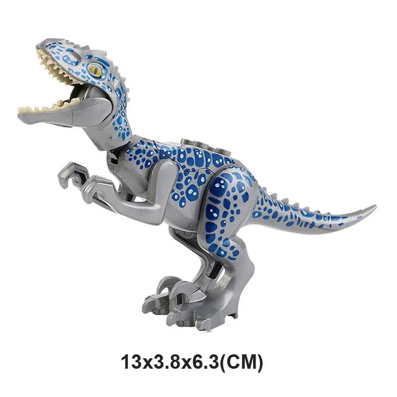 Jurassic Dinosaur Mosasaurus Indominus Rex Building Blocks Toys For Kids Educational STEM Bricks