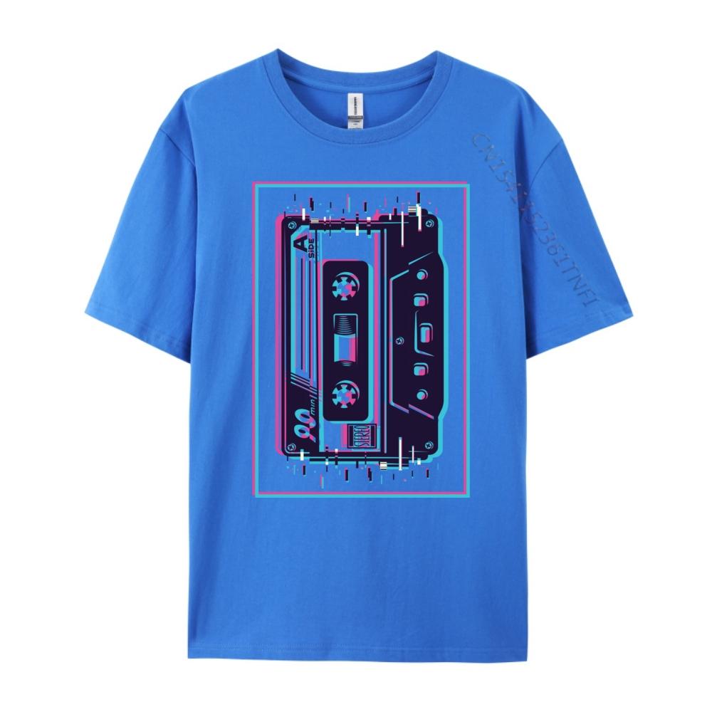 Aesthetic Mixtape 80s 90s Cassette Shirts Graphic Tee Men Cotton Camisetas De Hombre Free Shipping Clothes Casual