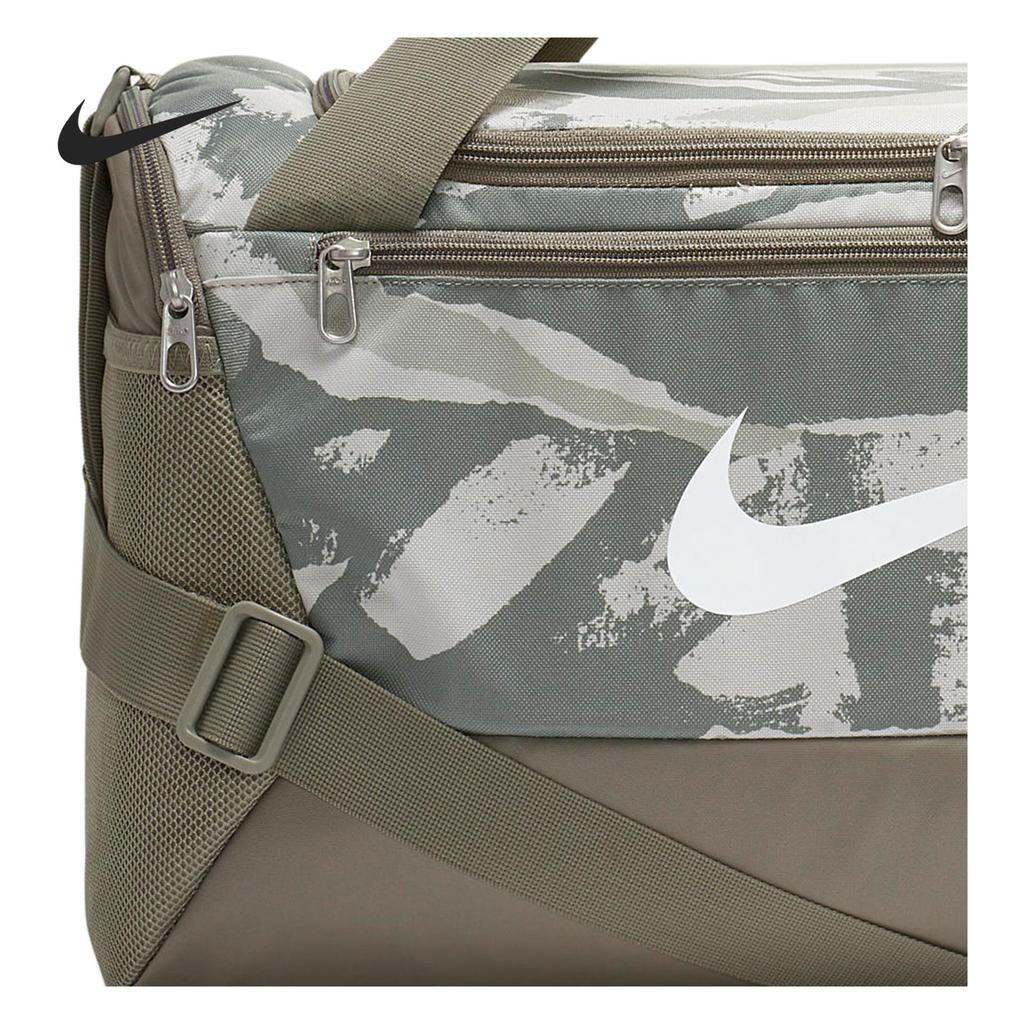 Nike Polyester Crossbody Bag, Gym Bag, Travel Bag Unisex Olive Gray CU9612-320