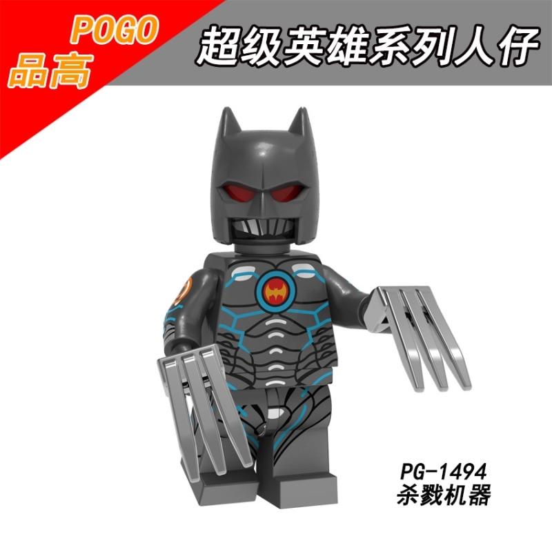 Robokill Wolverine Minifigures Spiderman Deadpool Harley Quinn Building Blocks Avengers Kids Lego
