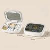 Outdoor Travel Pill Storage Boxes 4/6/21Grids Portable Medicinal Tablet Sealed Bins Small Plastic Pill Sorting Organize Casket