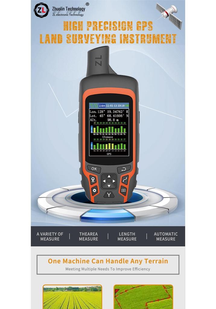 ZL-166 High-Precision Handheld GPS (English Version)