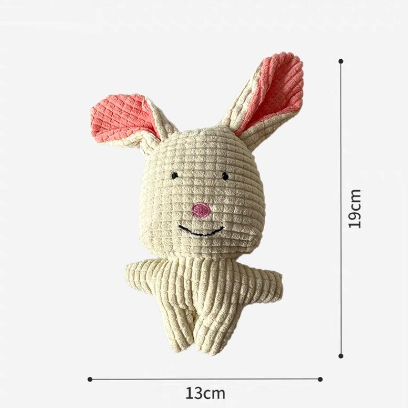 Dog Toy Plush Squeaky Companion Sleeping Puppy Toy Bite Resistant Teeth Grinding Training Dog Toy Supplies