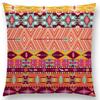 Colorful Seamless Aztec Decorative Prints Sofa Throw Pillow Case Fancy Abstract Geometric Vector Pattern Tribal Cushion Cover