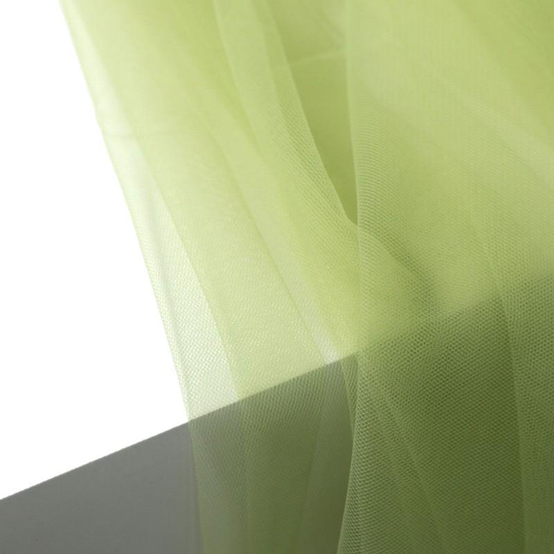 Green Soft Yarn Curtain Net for Kindergarten Decoration, Scene Layout, Wedding Backdrop, and Dress Fabric