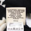 Hermes [Domestic Regular] 2E2613D2 Cliquetis 100% Cashmere Knit Sweater / Tops 34 Black X whiteUsed